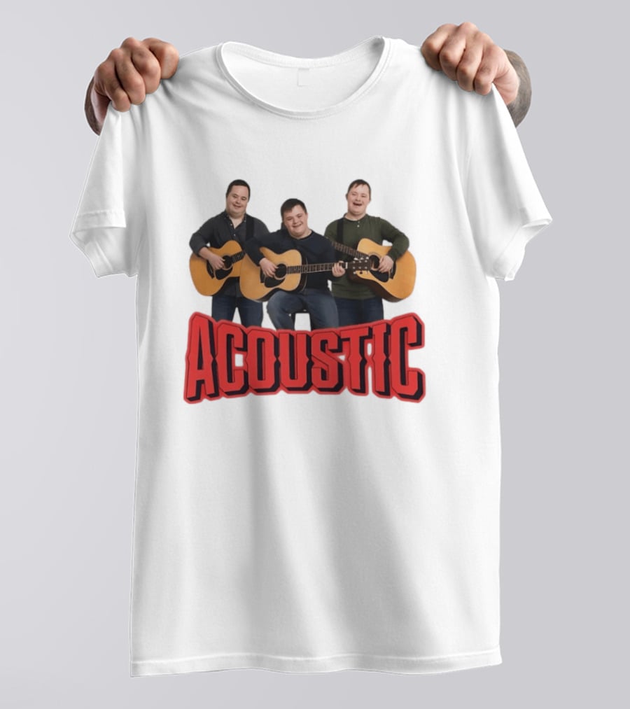 Acoustic Guitar Players Trio Musicians Band T-Shirt