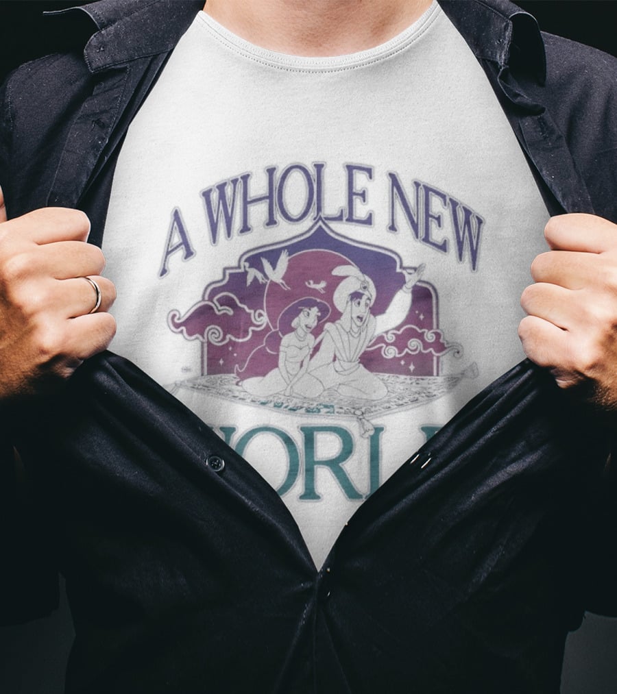 A Whole New World Aladdin Flying Carpet Adventure T-Shirt