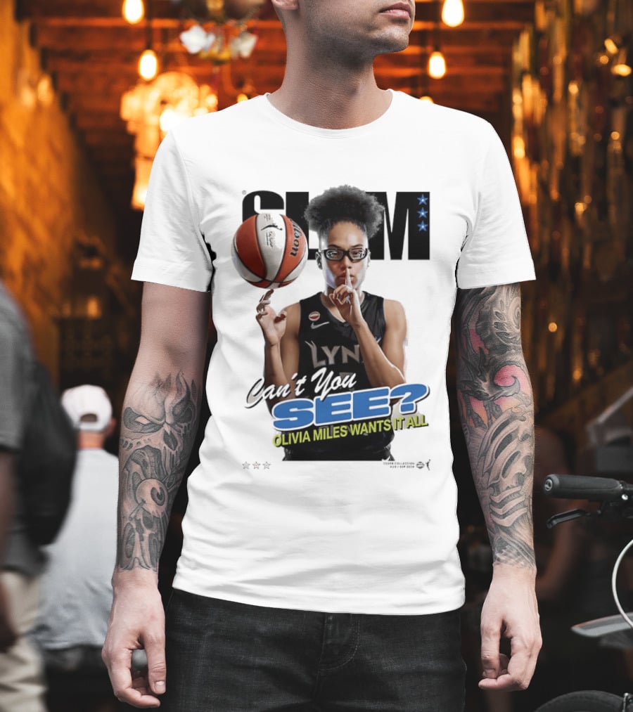 Minnesota Lynx SLAM Olivia Miles Wants It All Can't You See Basketball T-Shirt