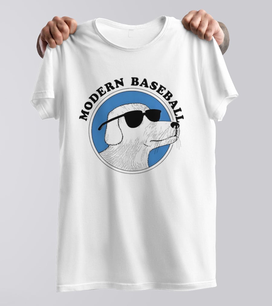 Modern Baseball Dog With Sunglasses T-Shirt