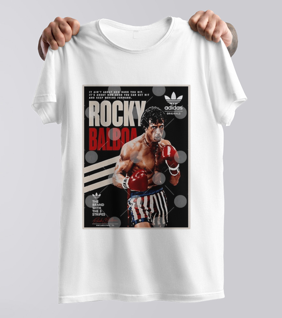 Rocky Balboa Adidas Originals Philadelphia Boxing Legend T-Shirt