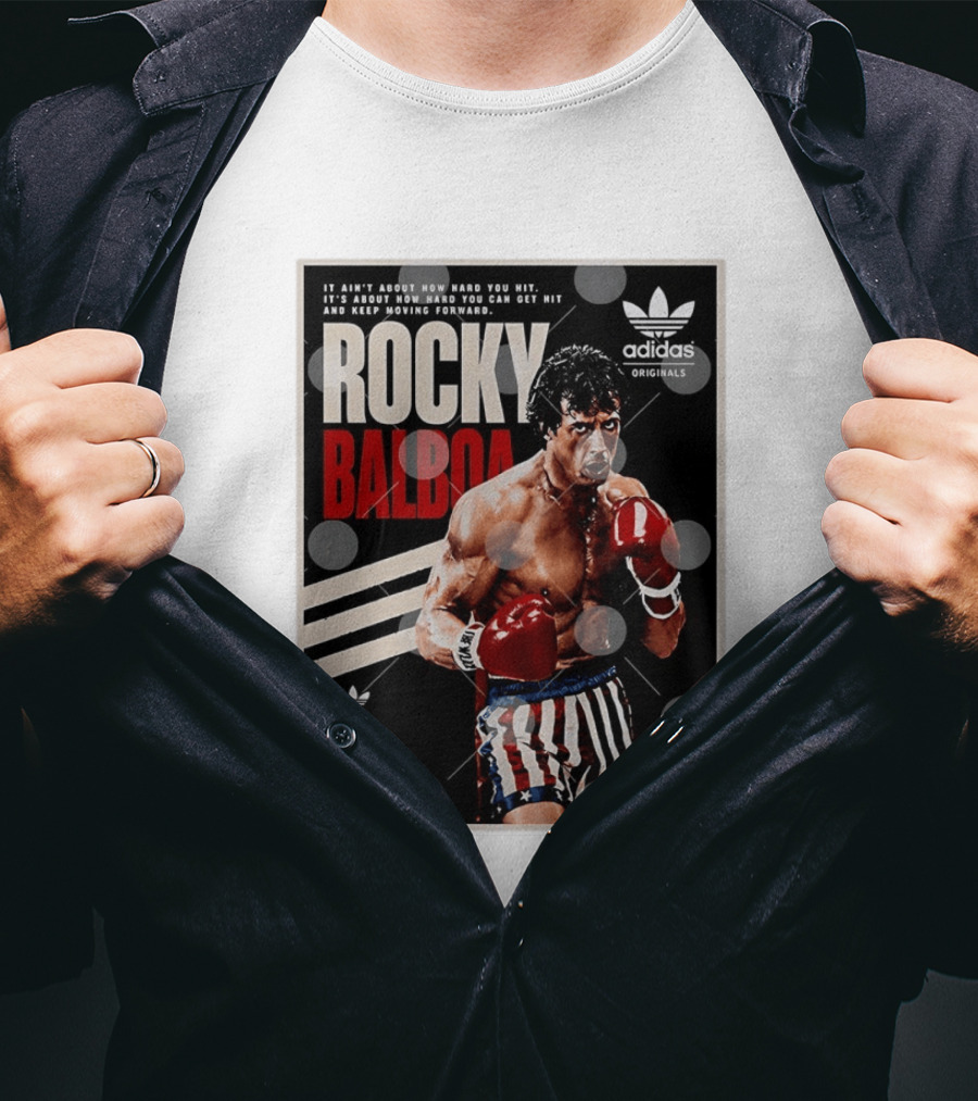 Rocky Balboa Adidas Originals Philadelphia Boxing Legend T-Shirt