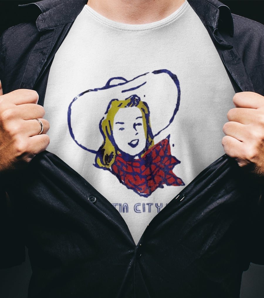 Austin City Limits Cowgirl Fashion Pop T-Shirt