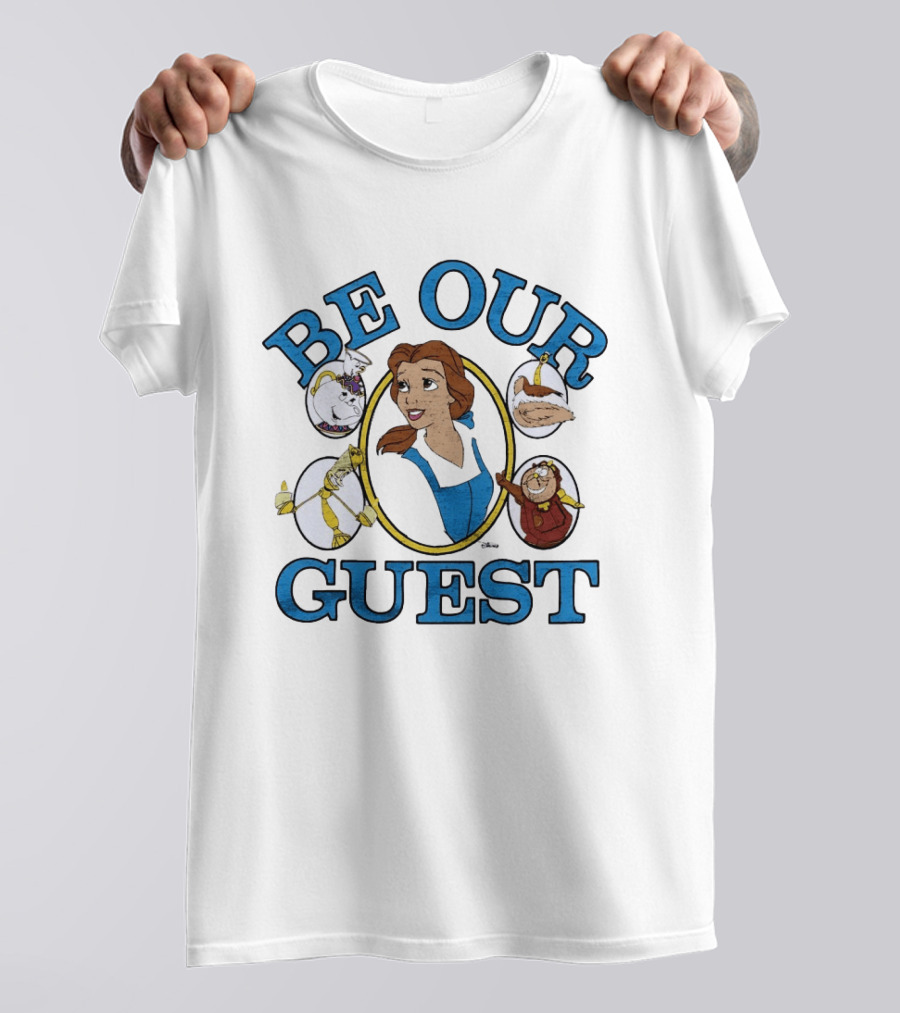 Be Our Guest Belle Beauty And The Beast Characters Disney T-Shirt