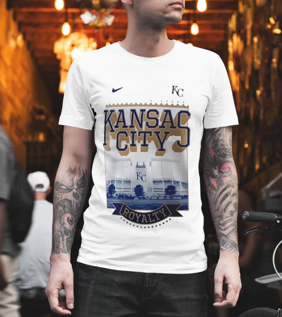 Kansas City Royals Stadium Royalty KC Nike T-Shirt