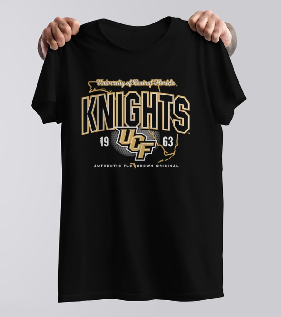 UCF Knights University Of Central Florida 1963 Authentic Flo Brown Original T-Shirt