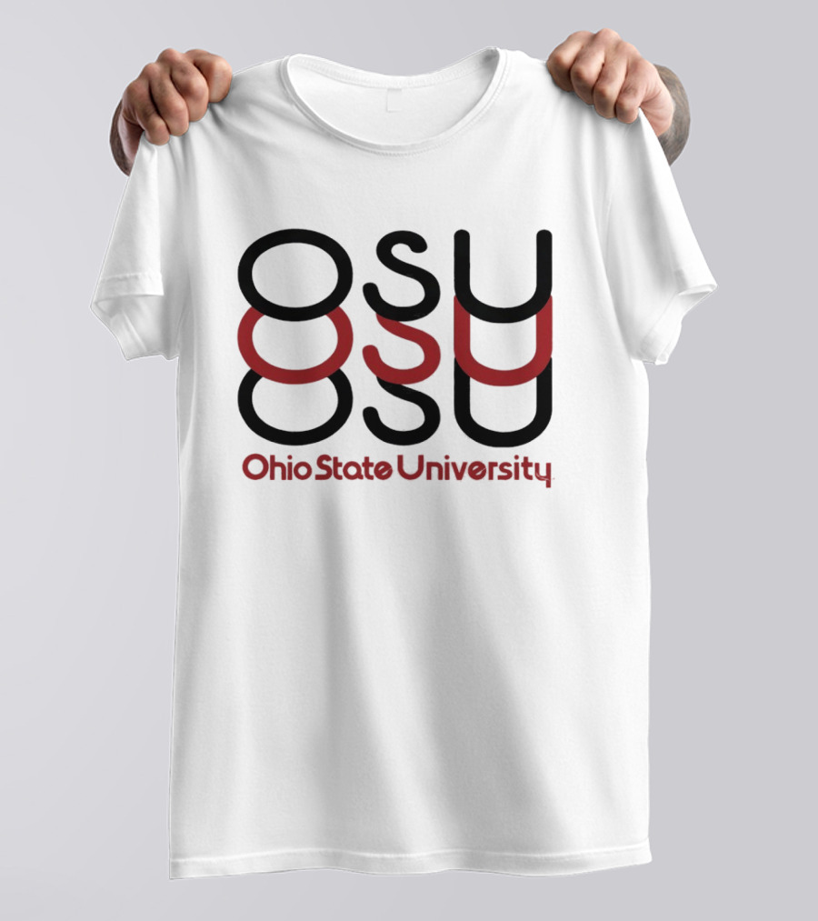 Ohio State University OSU Stacked T-Shirt