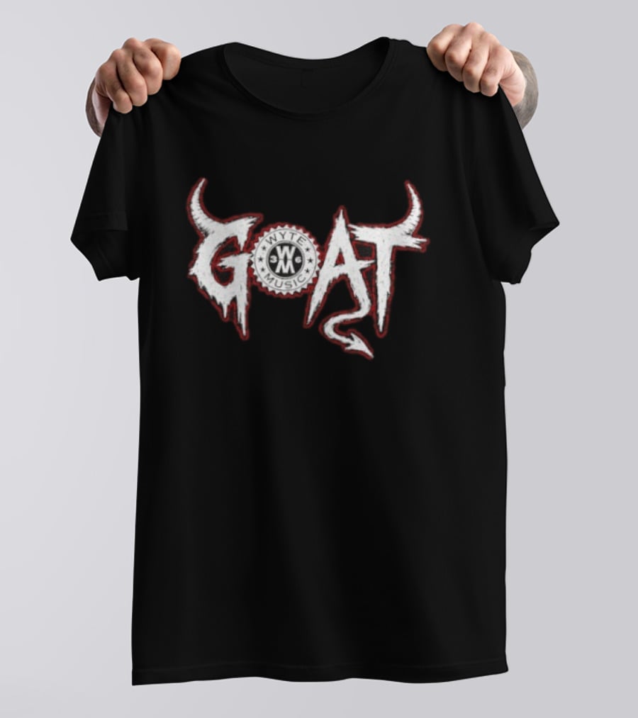 Wyte Music GOAT 3 6 Horns Tail T-Shirt