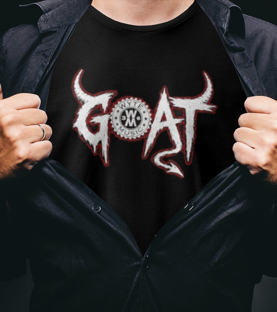 Wyte Music GOAT 3 6 Horns Tail T-Shirt