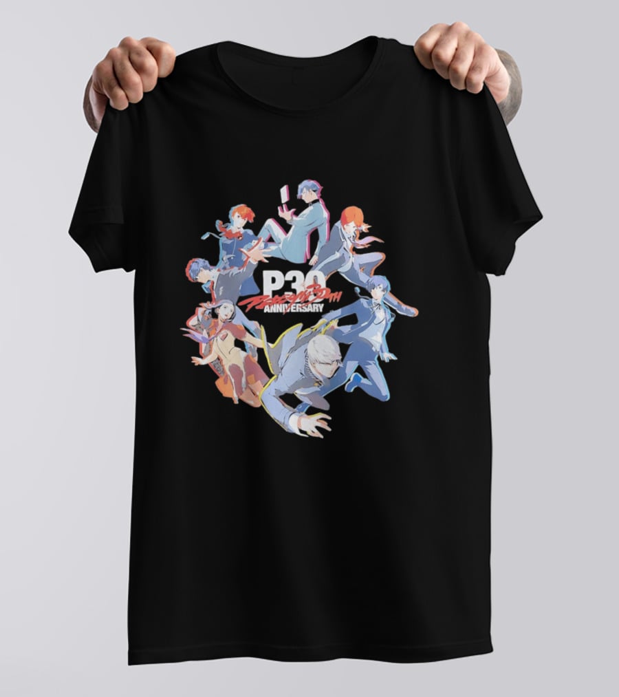 Persona 30th Anniversary P30 Atlus JRPG Collection T-Shirt