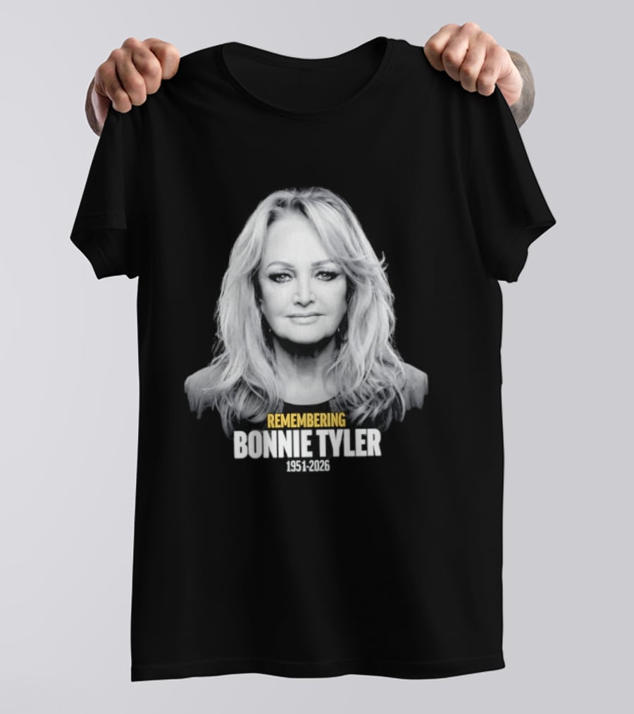 Remembering Bonnie Tyler 1951 2026 T-Shirt