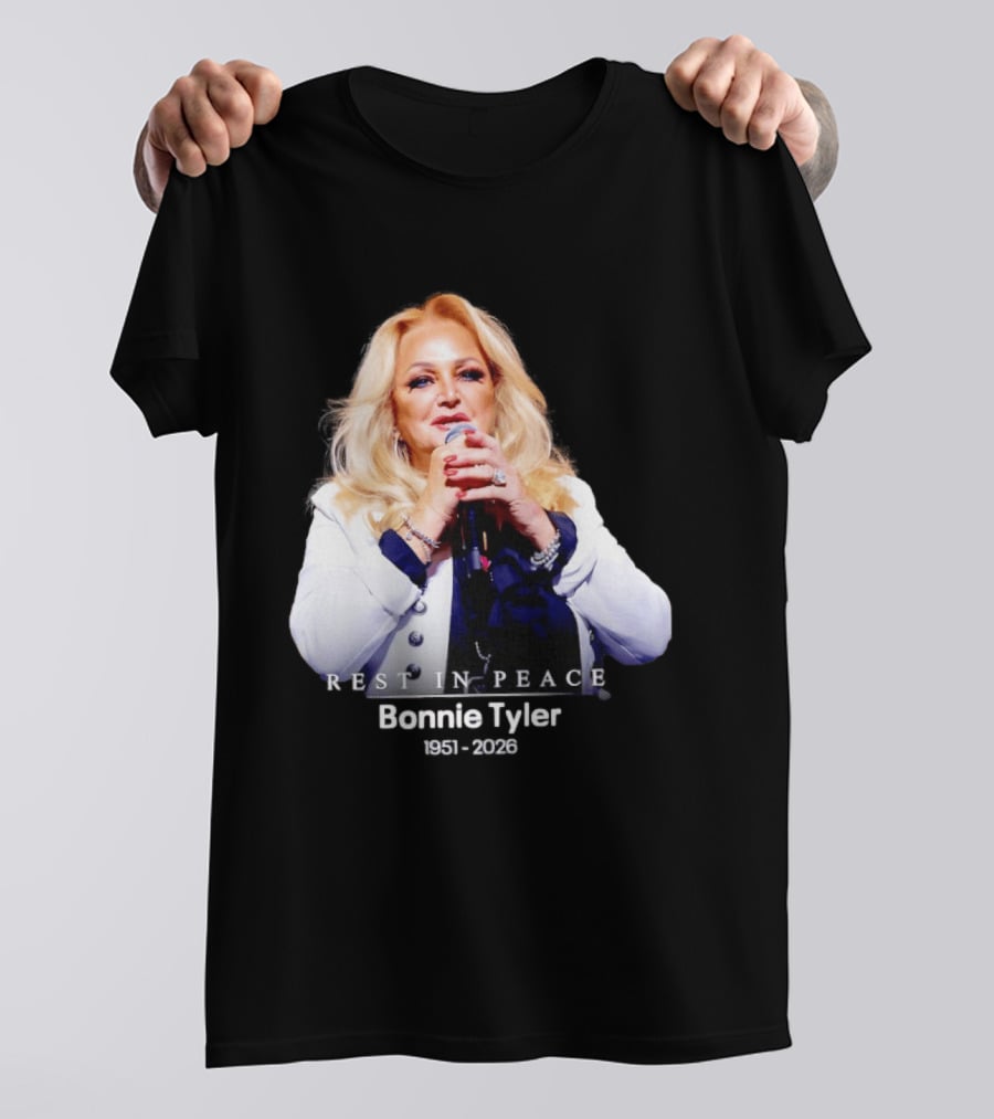 Rest In Peace Bonnie Tyler 1951 2026 T-Shirt