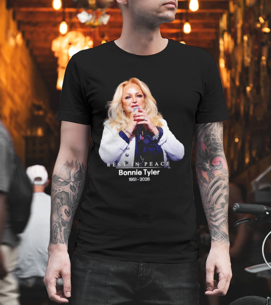 Rest In Peace Bonnie Tyler 1951 2026 T-Shirt