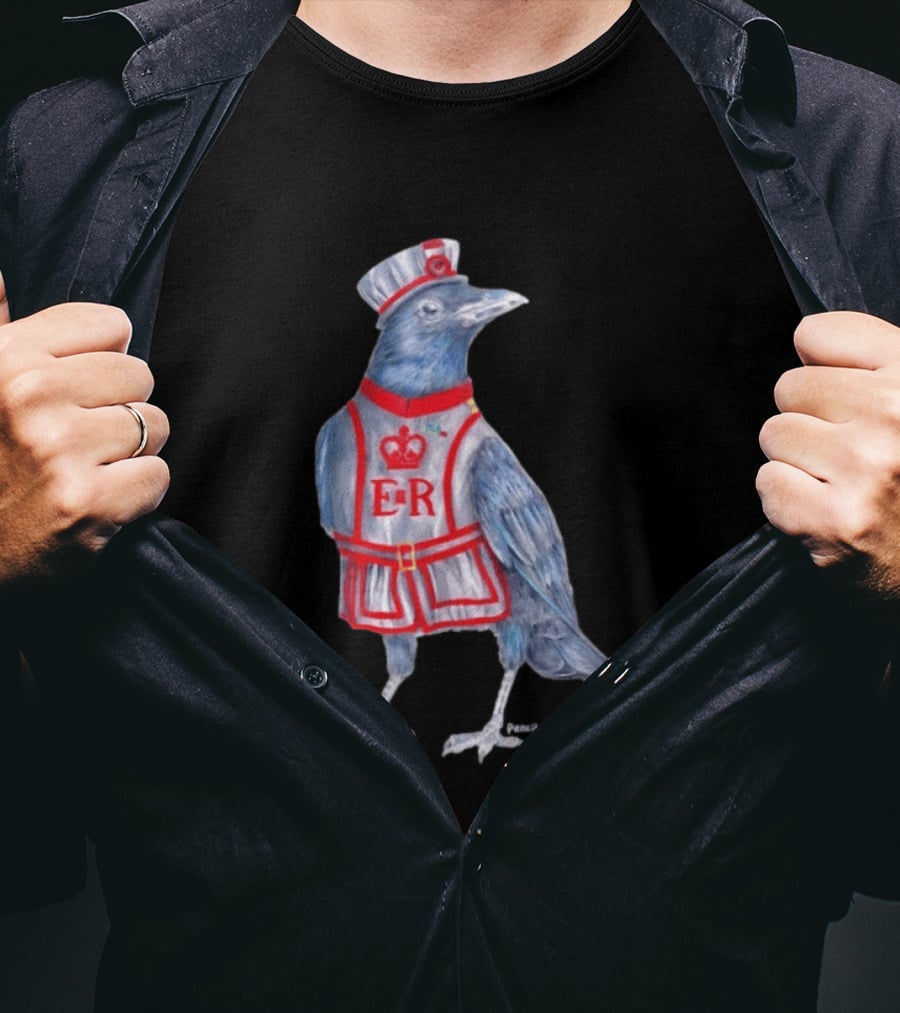 Rosaline The Raven ER Yeoman Warder Beefeater Uniform T-Shirt