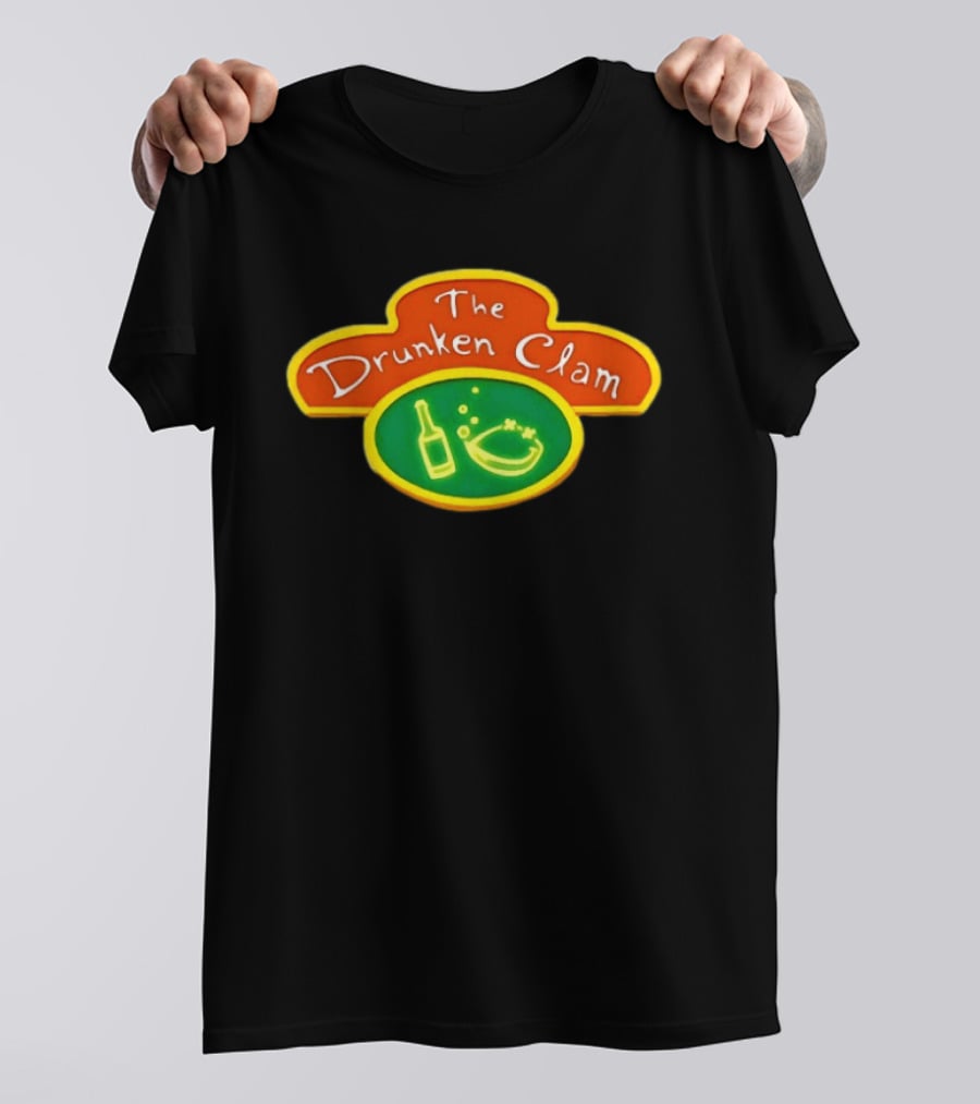 The Drunken Clam Family Guy Peter Griffin Neon Sign T-Shirt