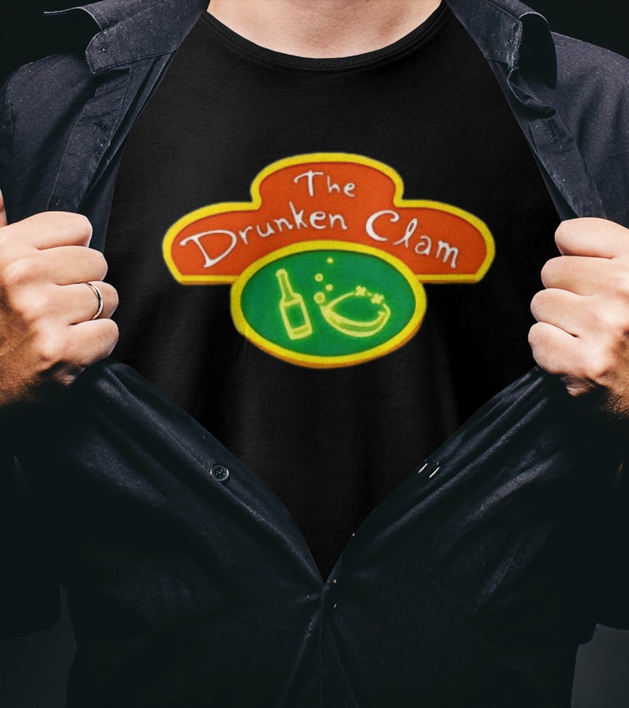 The Drunken Clam Family Guy Peter Griffin Neon Sign T-Shirt