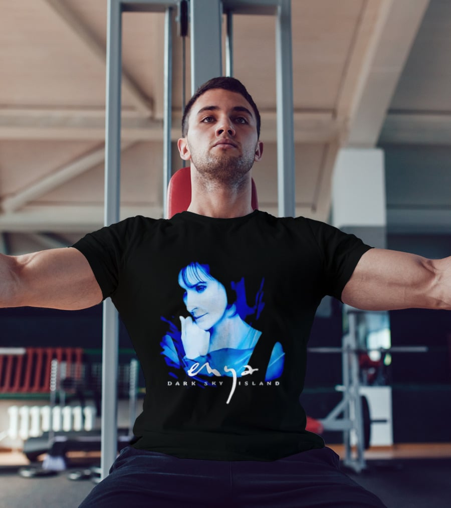 Enya Dark Sky Island Album Blue T-Shirt