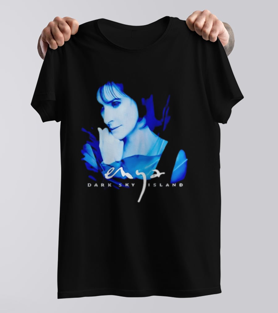 Enya Dark Sky Island Album Blue T-Shirt