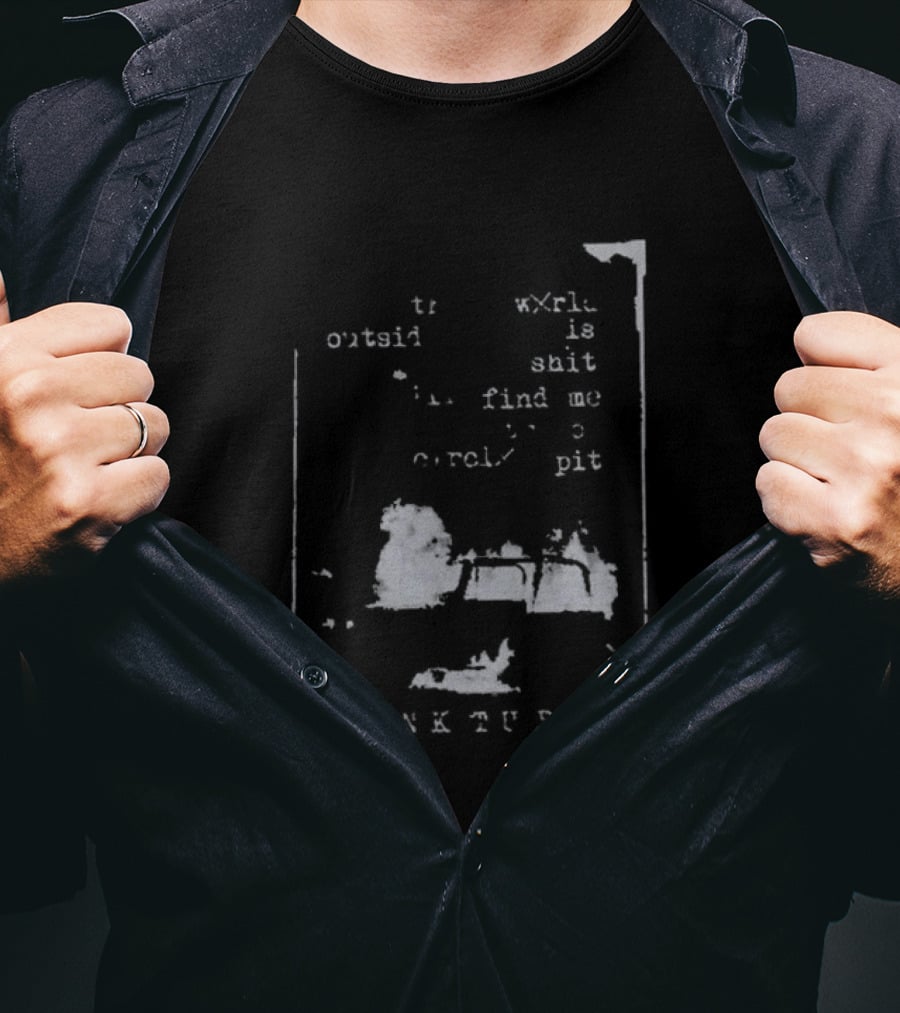 Frank Turner If The World Outside Is Shit Find Me In The Pit T-Shirt