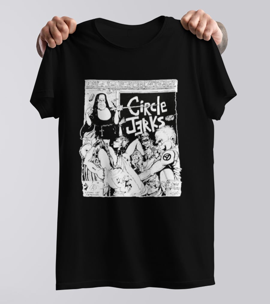 Circle Jerks Nun Punk Rock Band Chaos T-Shirt