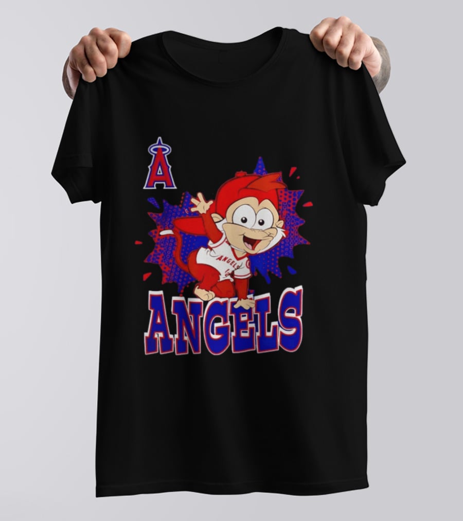 Los Angeles Angels Rally Monkey Baseball MLB Team Fans T-Shirt