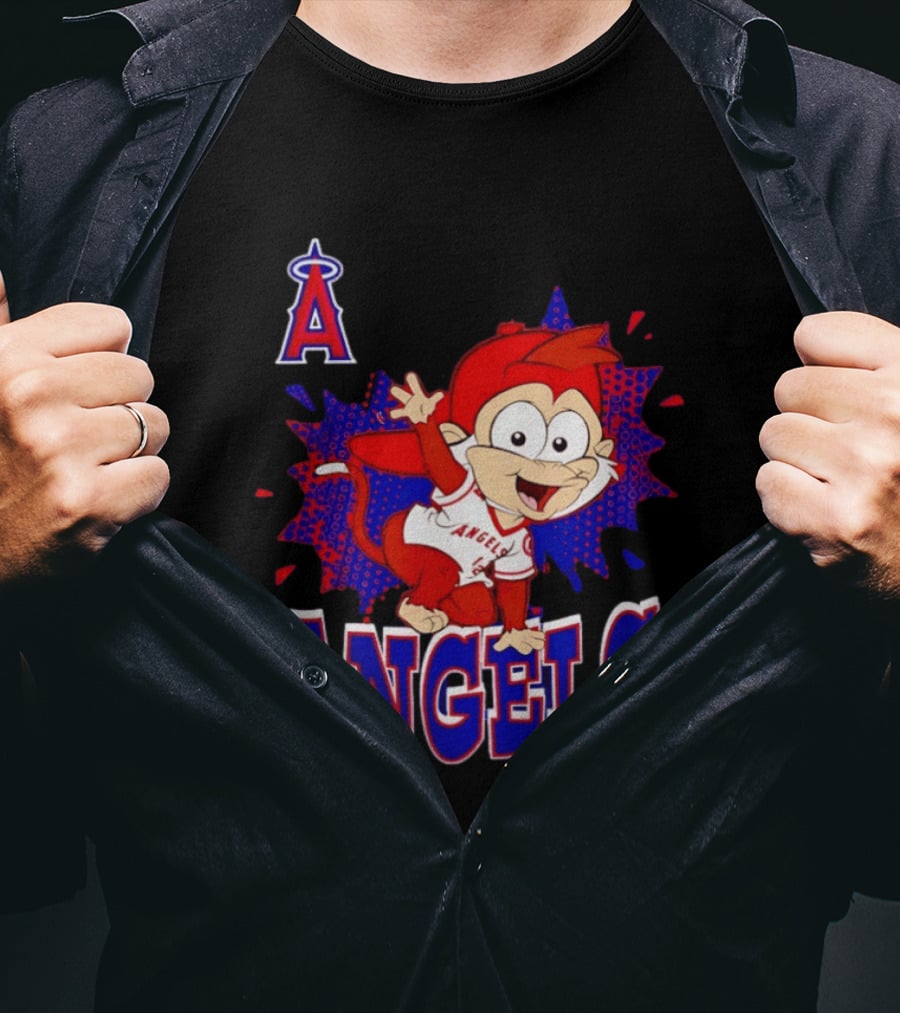 Los Angeles Angels Rally Monkey Baseball MLB Team Fans T-Shirt