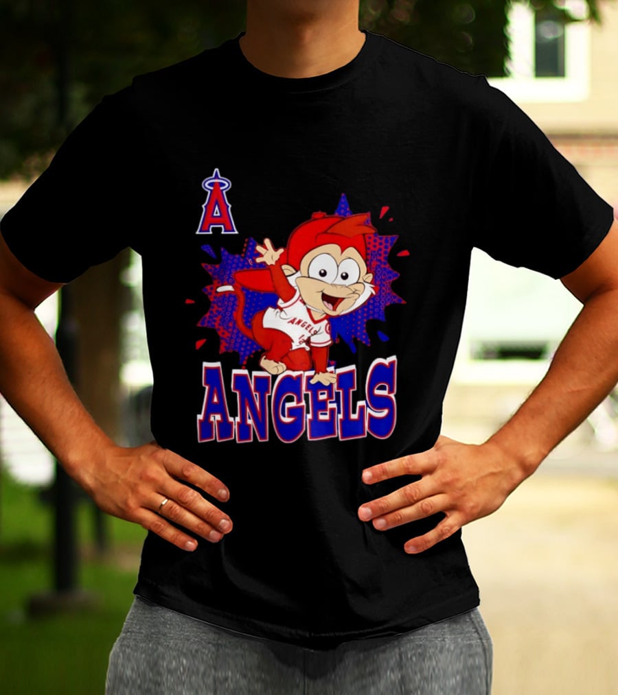 Los Angeles Angels Rally Monkey Baseball MLB Team Fans T-Shirt