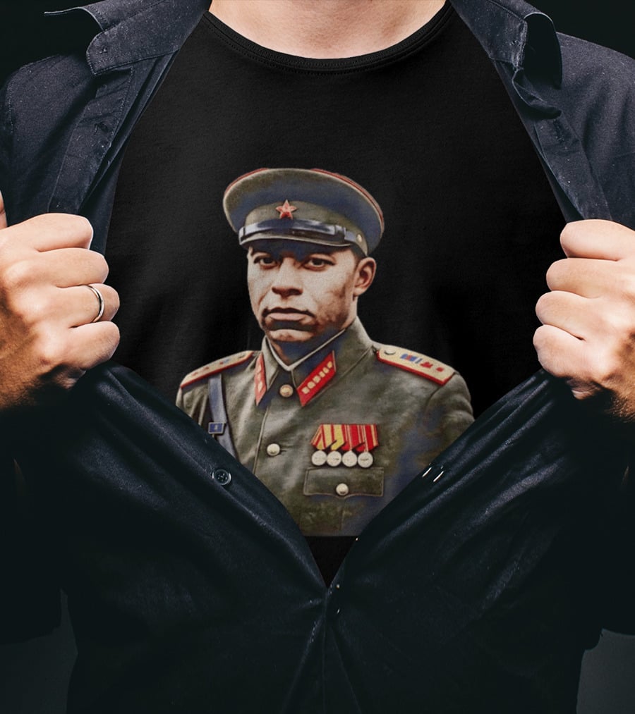 Mbappe Soviet Military Uniform Communist Leader General T-Shirt