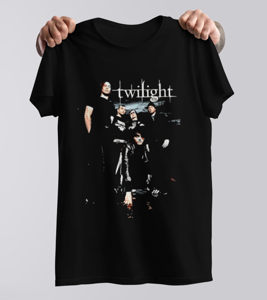 Twilight My Chemical Romance Gerard Way Group Image T-Shirt