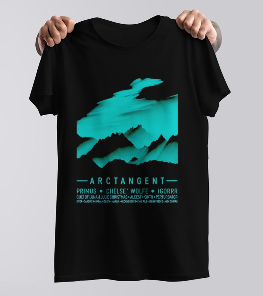 Arctangent Festival Mountains Lineup Primus Chelsea Wolfe Igorr Cult Of Luna Alcest Sikth T-Shirt
