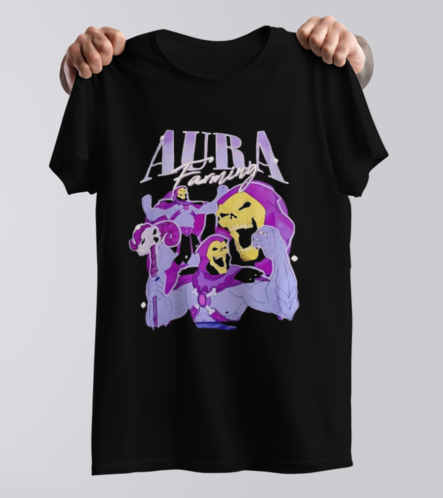 Aura Farming Skeletor Masters Of The Universe T-Shirt