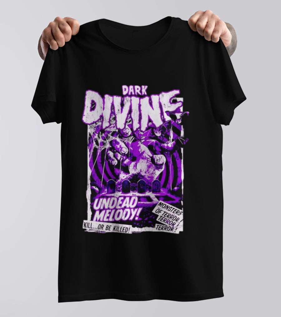 Dark Divine Undead Melody Monsters Of Terror Horror T-Shirt