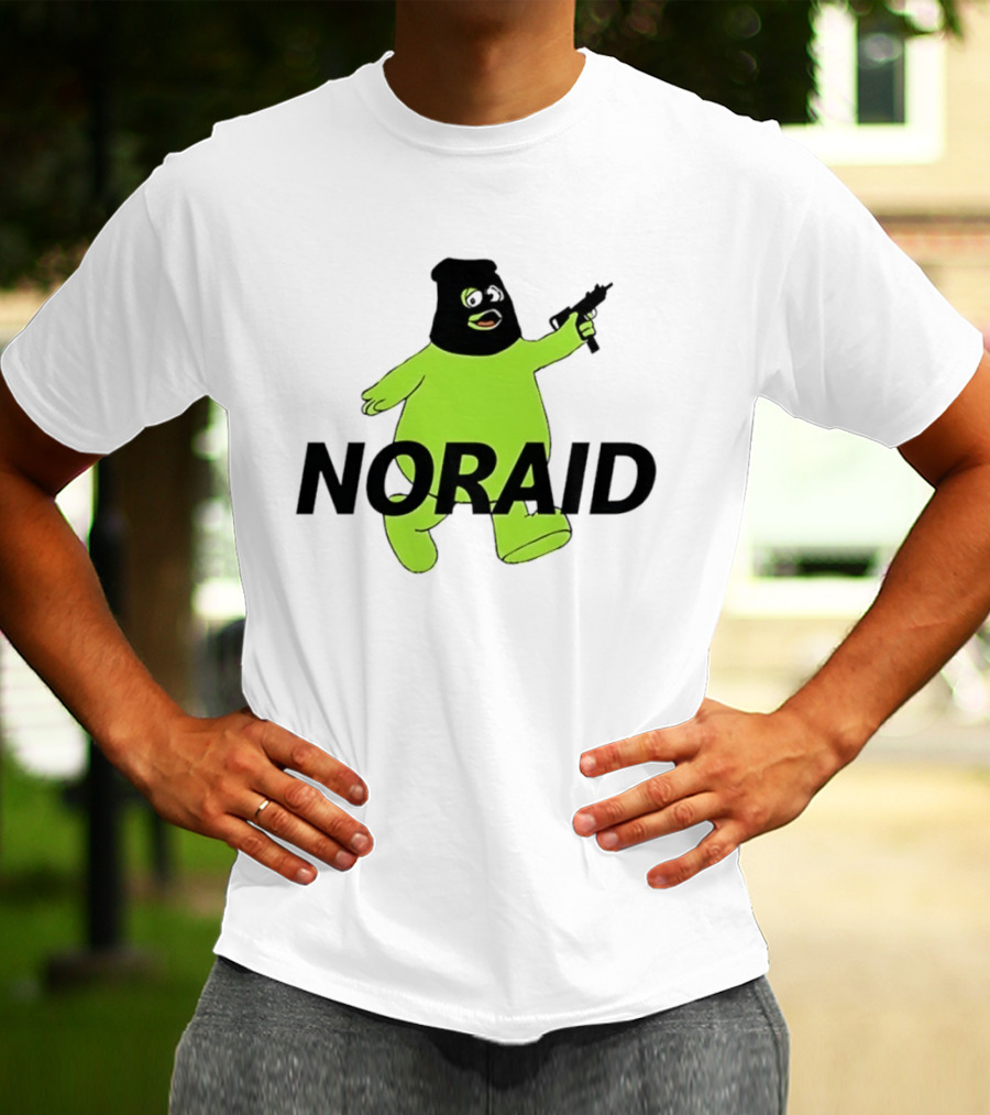 Uncle O'Grimacey Noraid With Green Character And Weapon T-Shirt