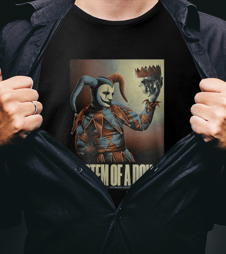 System Of A Down 2026 Düsseldorf Germany Pop Up Shop The Clown 10 July Open Air Park T-Shirt