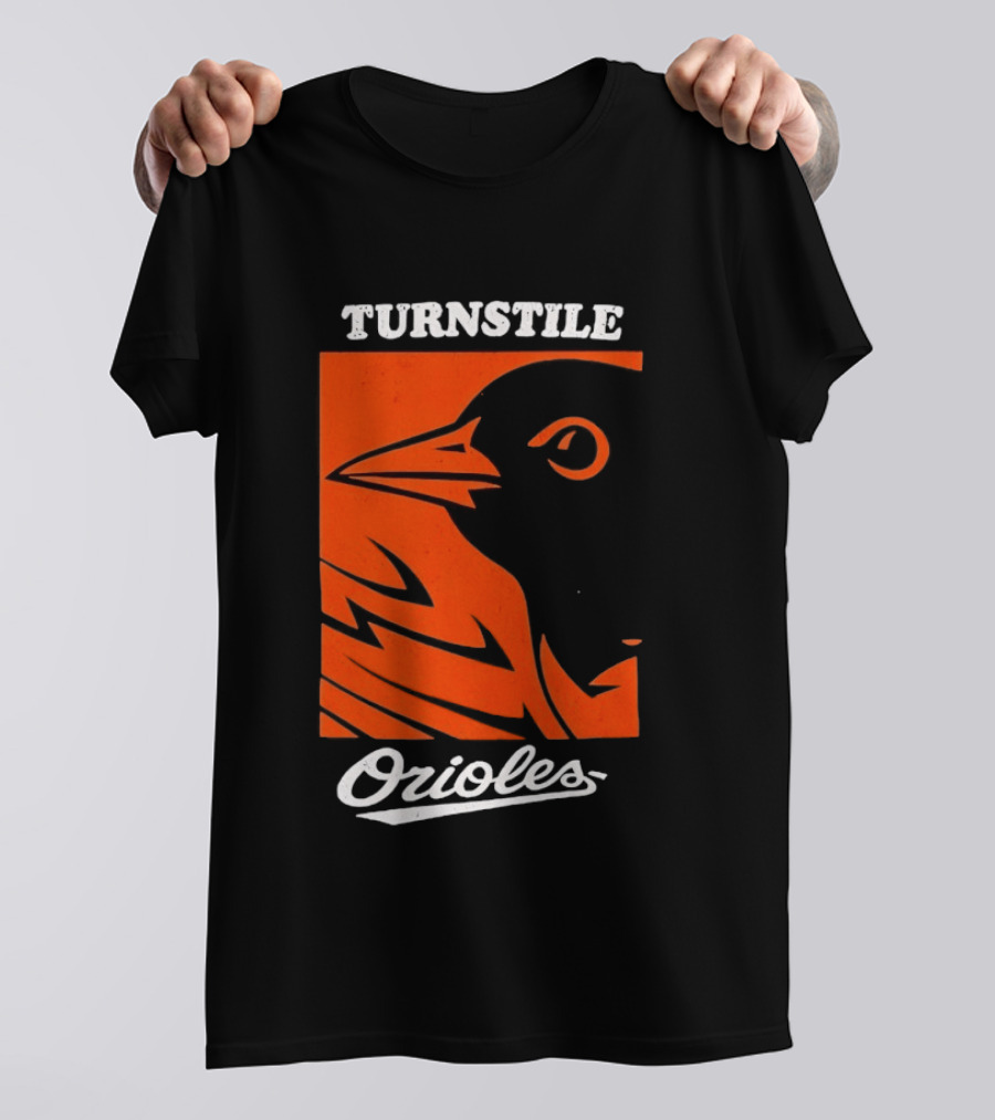 Turnstile Orioles Bird Orange T-Shirt
