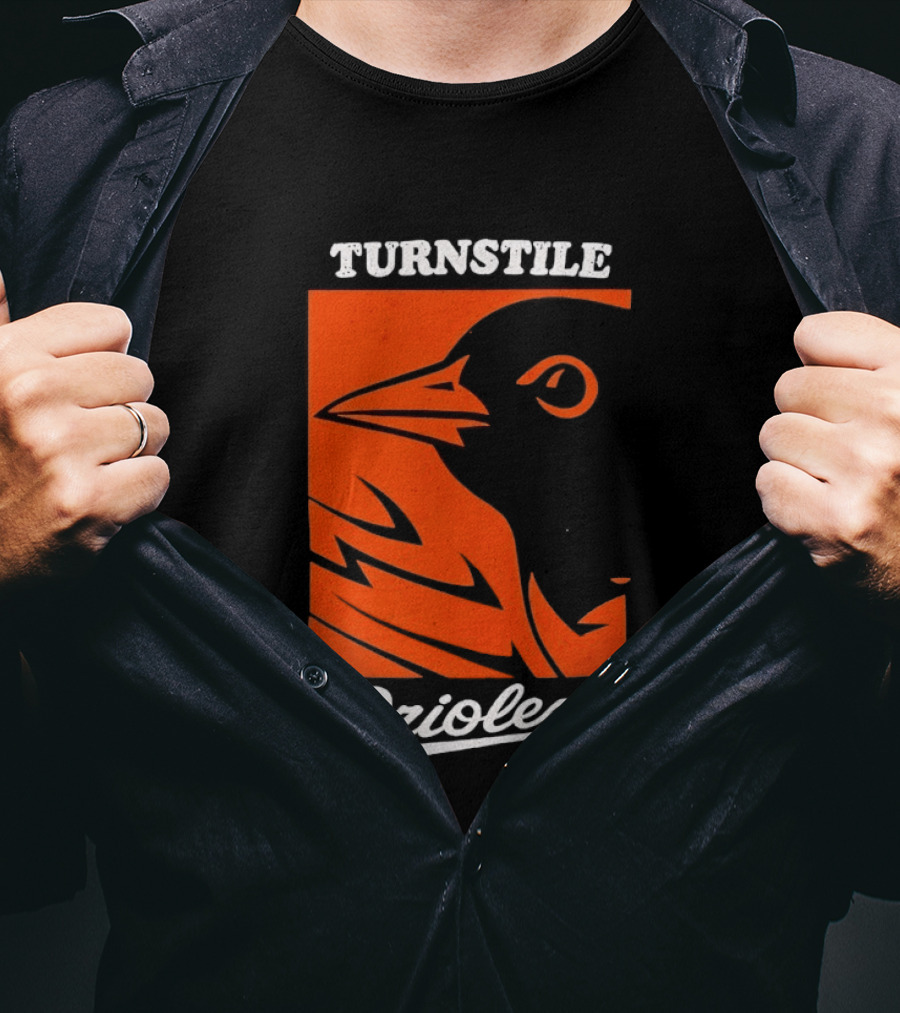 Turnstile Orioles Bird Orange T-Shirt