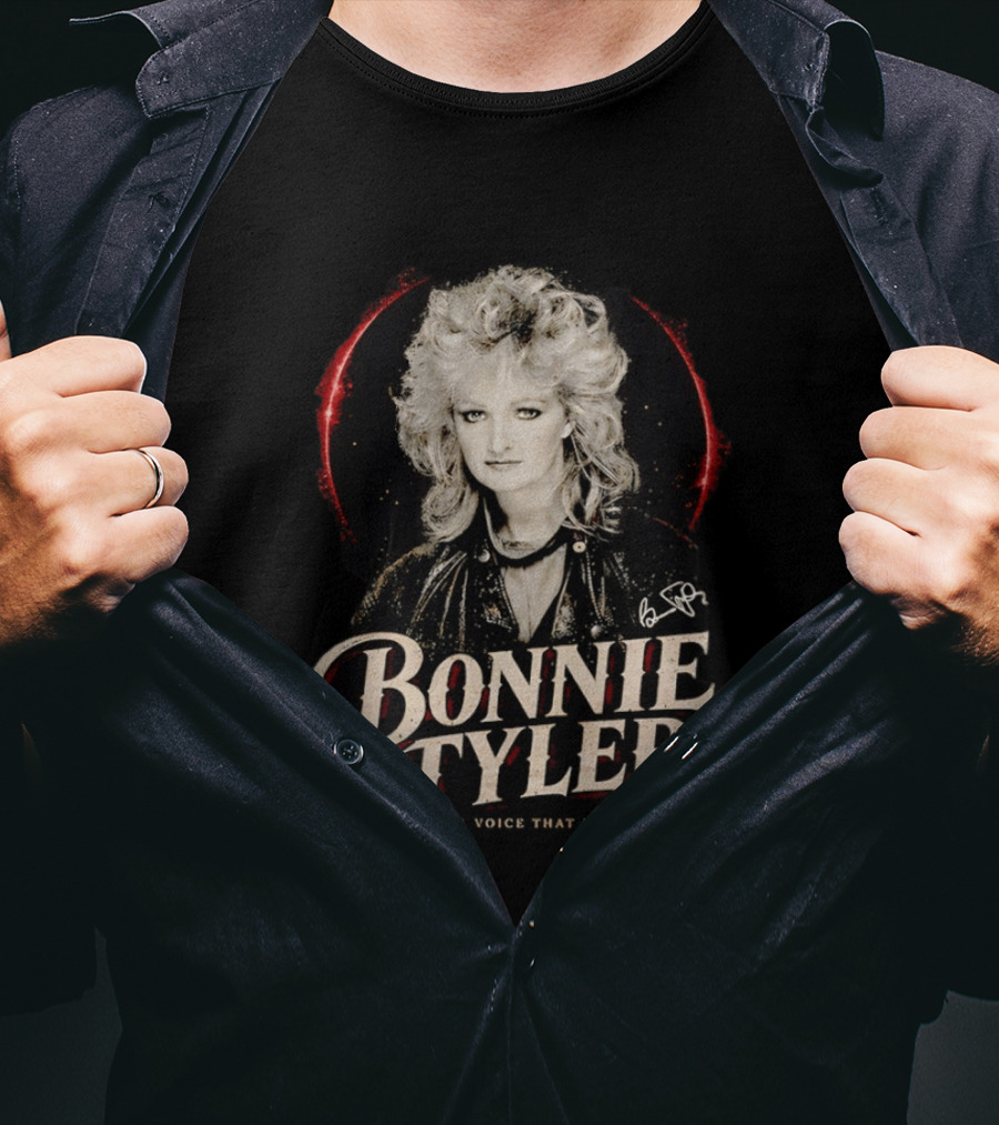 Bonnie Tyler A Voice That Never Fades Rockstar Legend T-Shirt