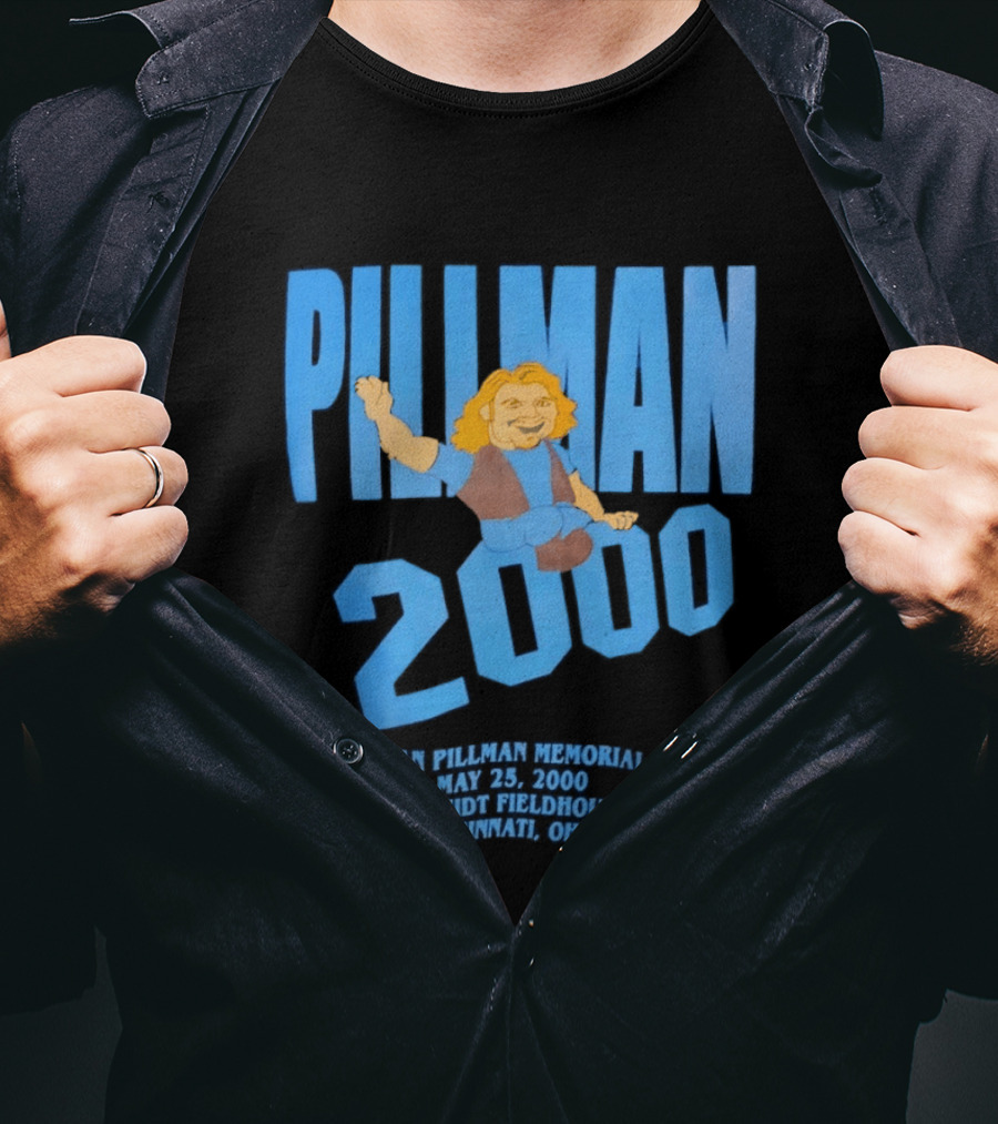 Pillman 2000 Brian Pillman Memorial Event May 25 Schmidt Fieldhouse Cincinnati Ohio T-Shirt