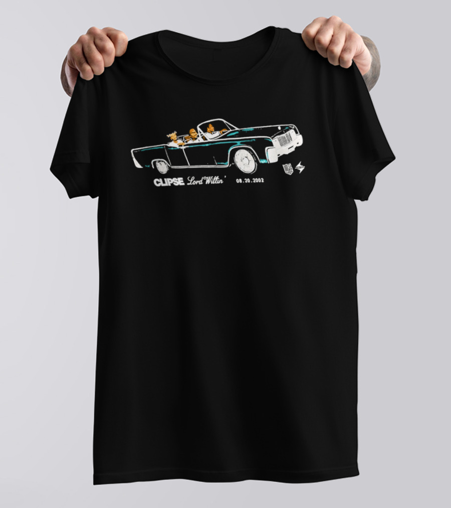 Clipse Lord Willin' 08202002 Classic Car Album Cover T-Shirt
