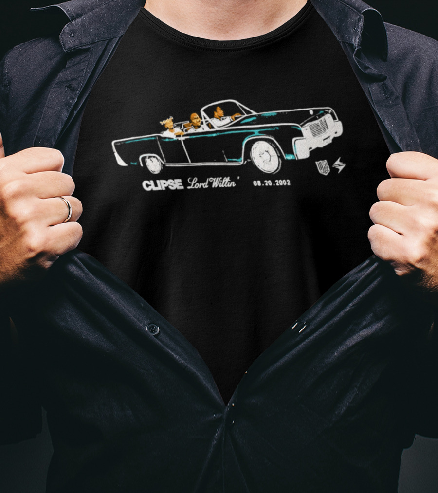Clipse Lord Willin' 08202002 Classic Car Album Cover T-Shirt