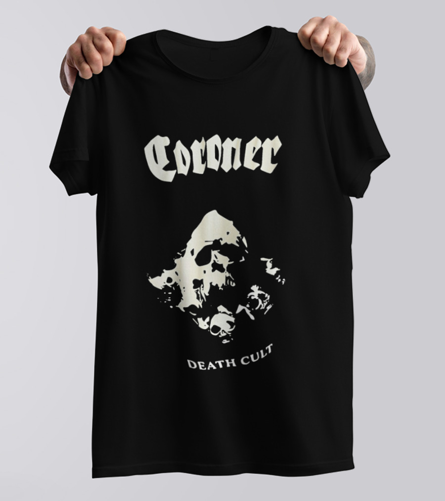 Coroner Death Cult Thrash Metal Band T-Shirt
