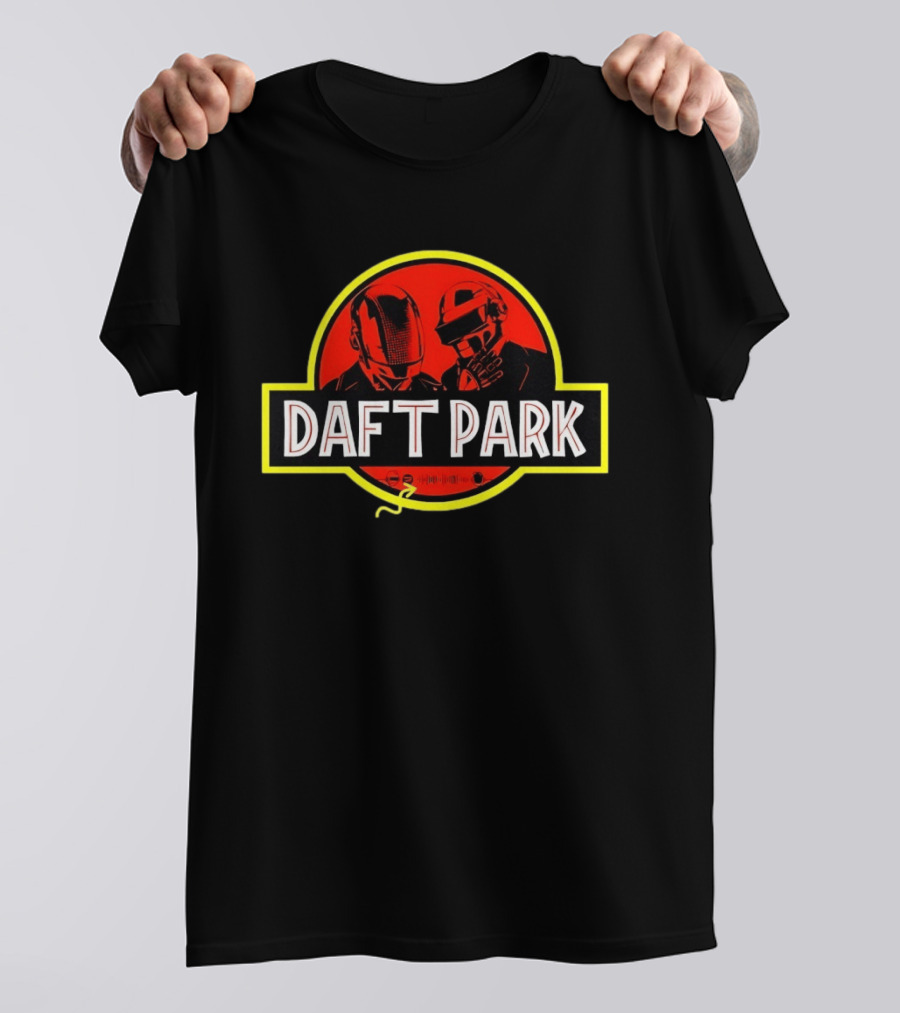 Daft Park Daft Punk Meets Jurassic Park Mashup T-Shirt