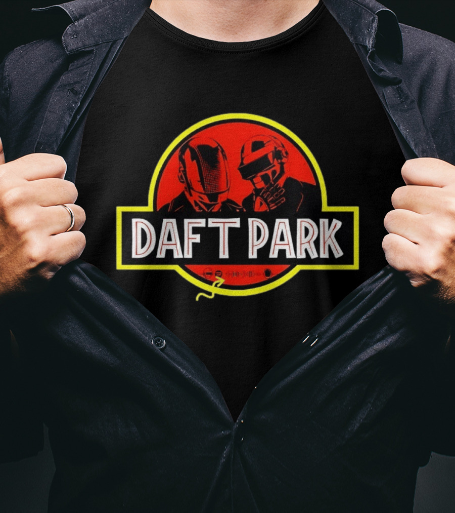 Daft Park Daft Punk Meets Jurassic Park Mashup T-Shirt