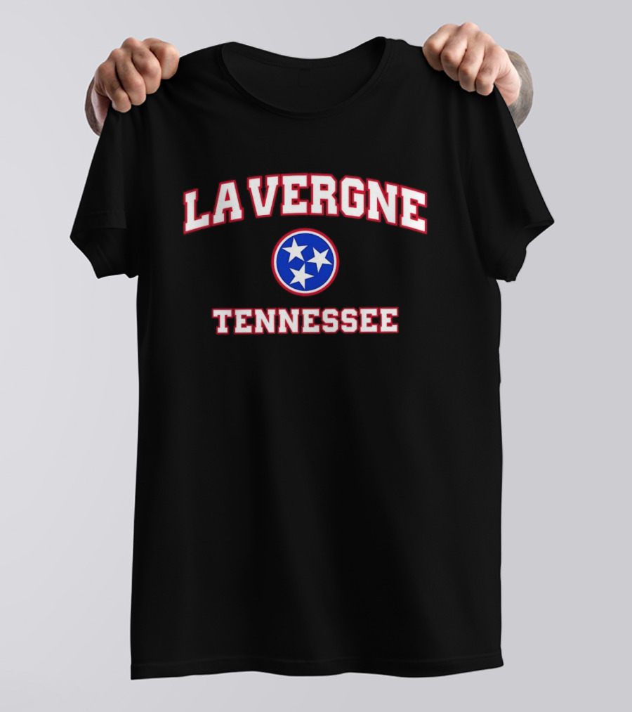 La Vergne Tennessee Tri Star Circle T-Shirt