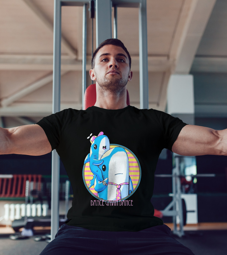 Dance Gavin Dance Shark Dad Cute Cartoon Marine Life Duo T-Shirt