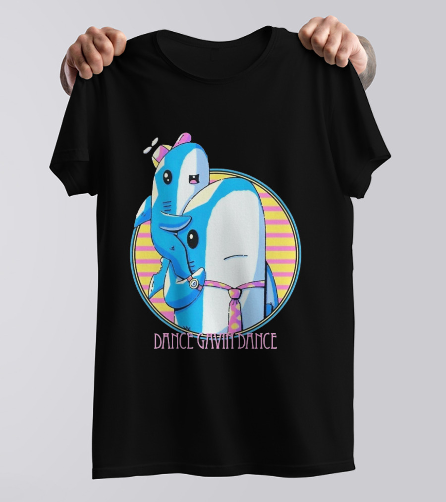 Dance Gavin Dance Shark Dad Cute Cartoon Marine Life Duo T-Shirt