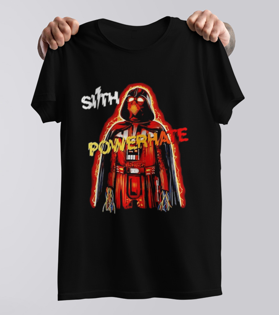 Sith Powerhate Darth Vader Lightning T-Shirt