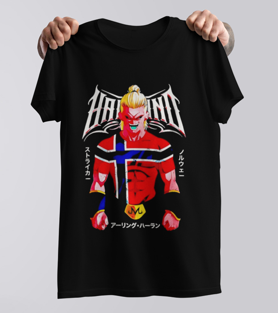 Haaland Norway Striker Majin Buu T-Shirt