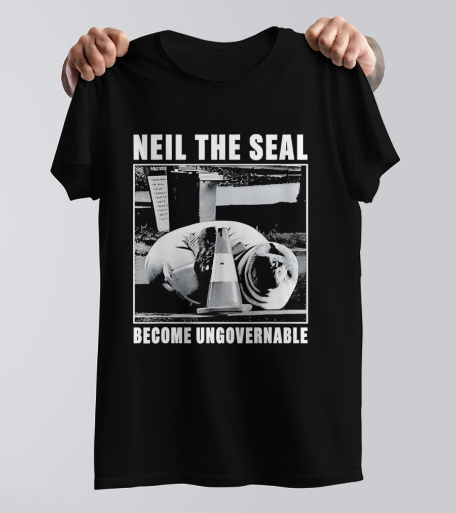 Neil The Seal Traffic Cone Chaos Become Ungovernable T-Shirt