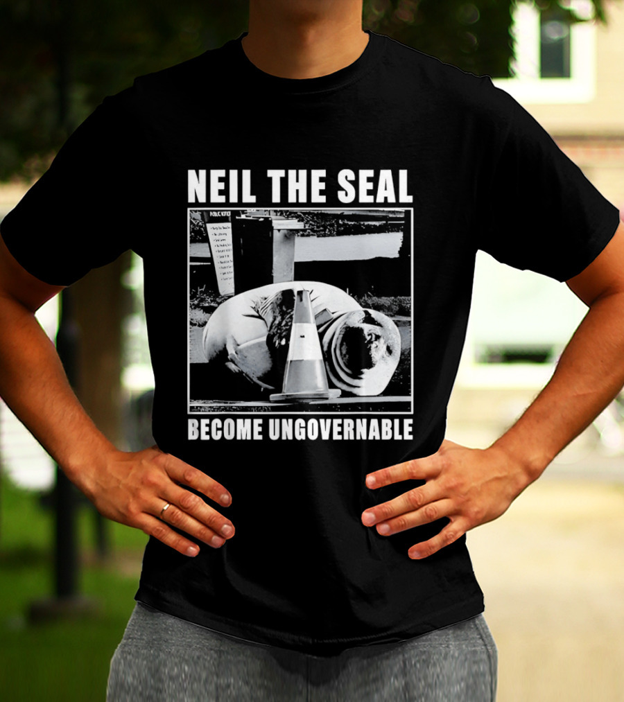 Neil The Seal Traffic Cone Chaos Become Ungovernable T-Shirt